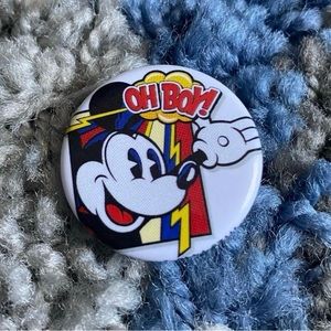 Disney Mickey Mouse Oh Boy Clip Button